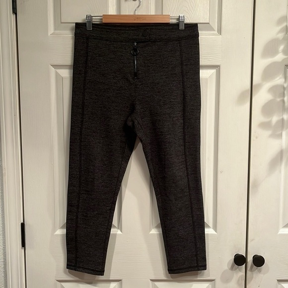 Lou & Grey brand size L flat front leggings with zipper/button closure in front - Picture 1 of 7